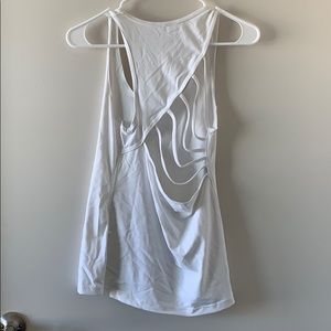White workout top